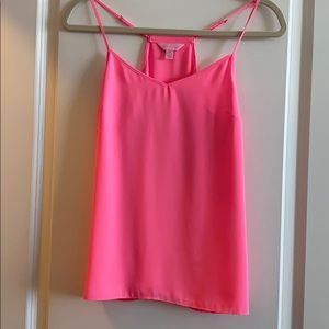 Lily Pulitzer racer back silk tank